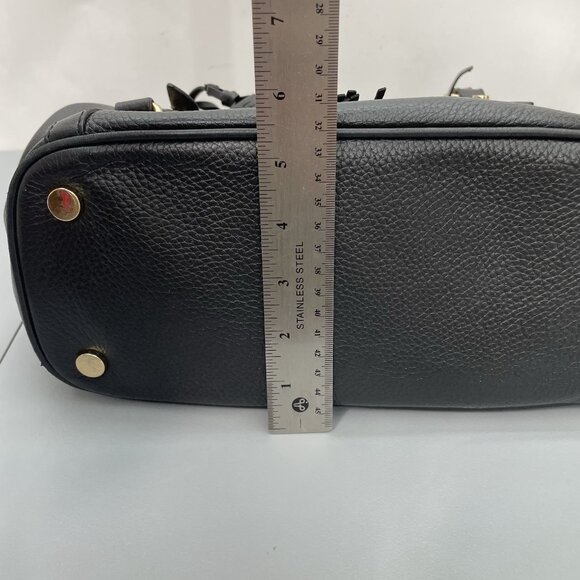 Michael Kors Carrie Shoulder Bag Tote Large Pebbled Leather Black - Picture 13 of 16